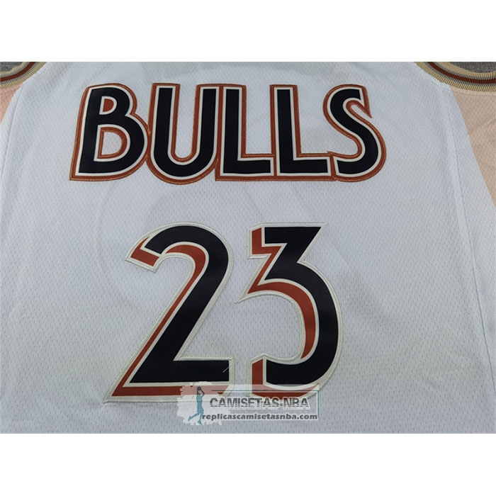 Camiseta Chicago Bulls Michael Jordan NO 23 Ciudad 2024-25 Blanco